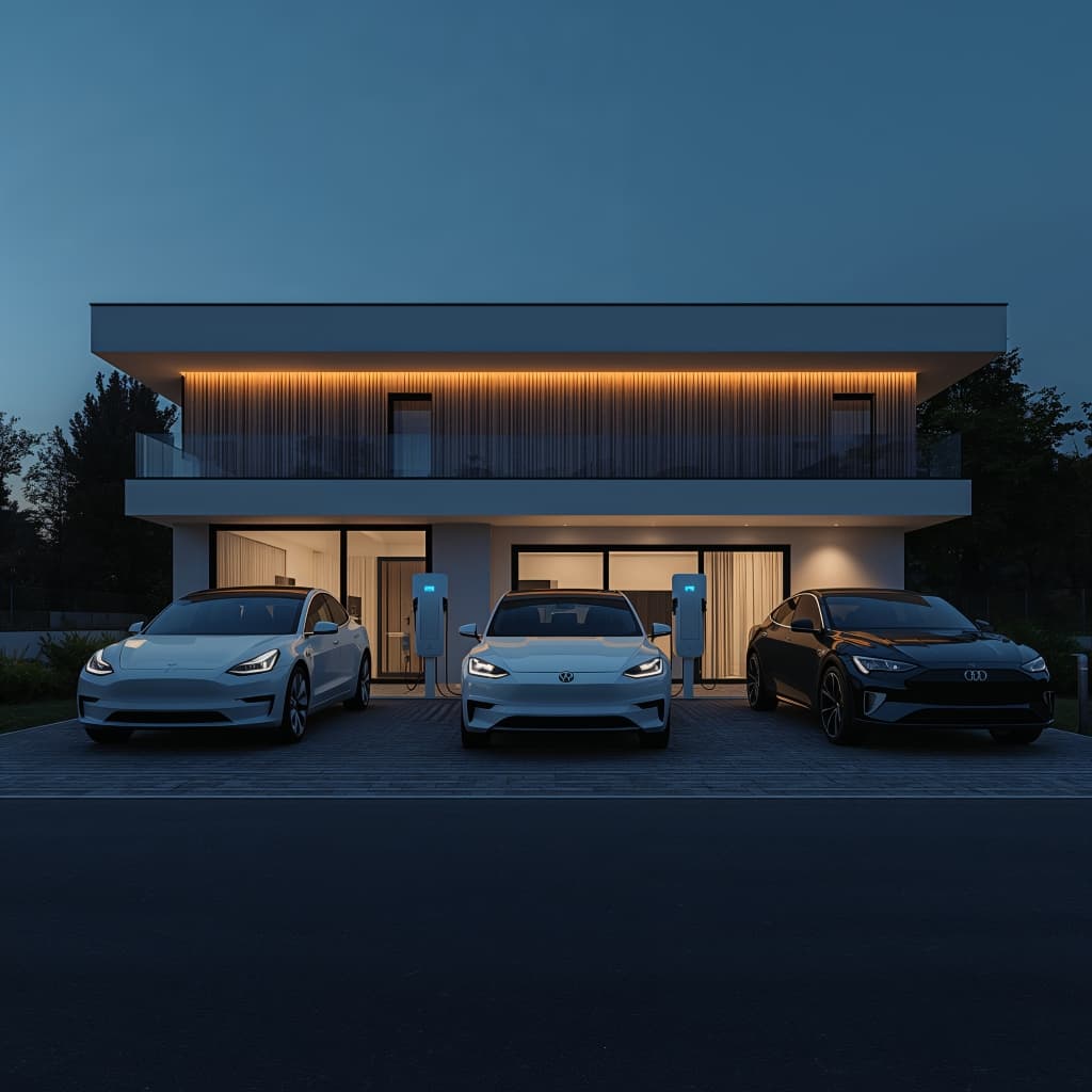 Bild – Lastmanagement – ein oder mehrere Ladepunkte