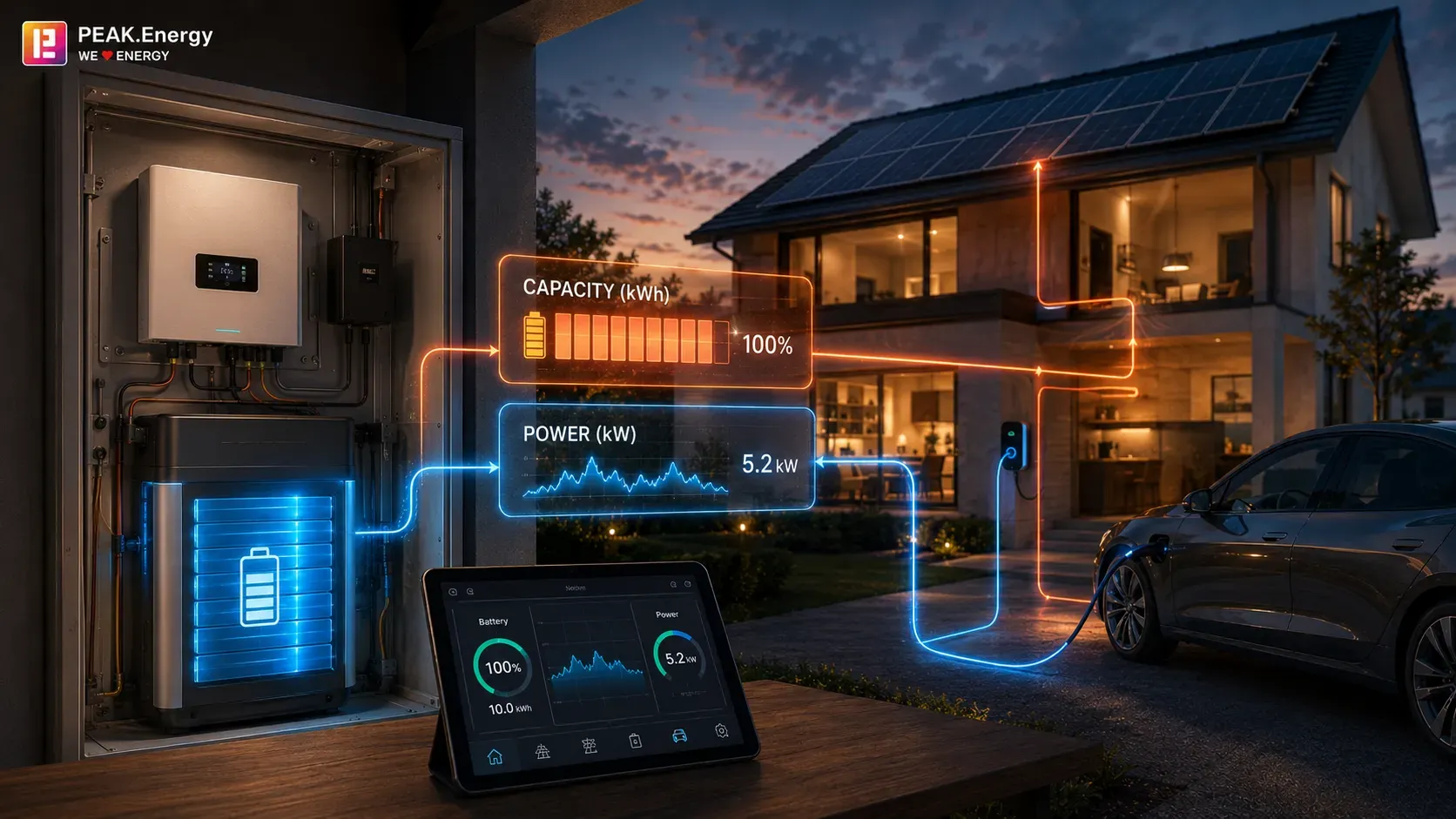 Stromspeicher: kW oder kWh? 